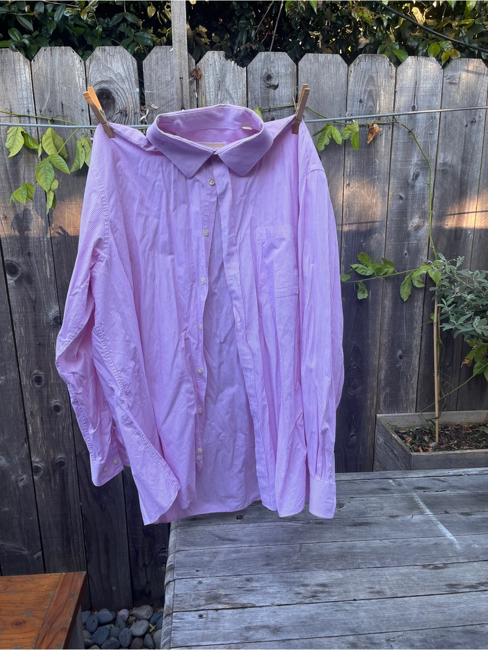 Michael Kors Pinstripe Button Up